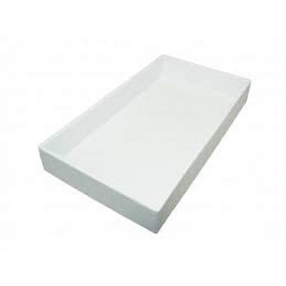 JSP STACKABLE TRAY 2" high, white