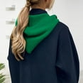 thumbnail image 6 of Yuanlong Womens Scarves Solid Color Ribbed Knitted Hooded Shawl One-Piece Scarf Winter Fashionable Thermal Neckwear Cape, 6 of 8
