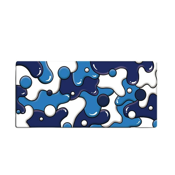 Monstrate Alfombrilla decorativa y práctica para teclado, para un espacio de trabajo elegante y funcional, aspecto exquisito Videojuegos y accesorios Púrpura Azul 01