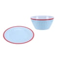thumbnail image 2 of Juego de platos y tazones, ensaladera, Anti-escaldado Anti-caída Imitación de porcelana Amplia aplicación Resistente al desgaste para colocar frutas para el hotel LYUMO Juego de platos y tazones, 2 of 6