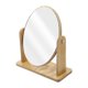 thumbnail image 3 of Creative Swivel Makeup Mirror Wooden Tabletop Vanity Mirror for Women, 3 of 3