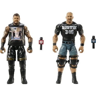 WWE Main Event Championship Showdown “Stone Cold” Steve Austin vs Kevin Owens Figures Set, Series #20