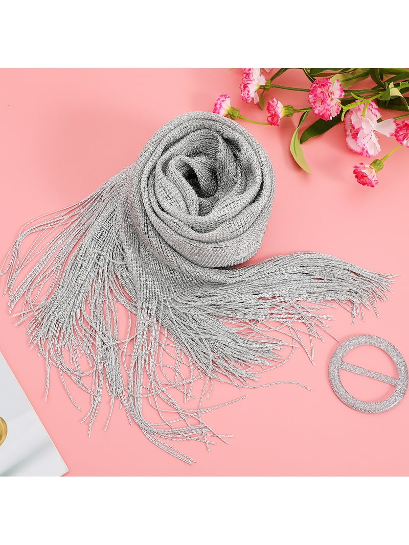 ITSELFER Shawl Scarf Women Shawl Wrap Silver Shawl For Formal Dress Silver Wrap Shawl Shoulder Cover Up Wedding Scarf For Women Dressy - Walmart.com ITSELFER Shawl Scarf Women Shawl Wrap Silver Shawl For Formal Dress Silver Wrap Shawl Shoulder Cover Up Wedding Scarf For Women Dressy - Walmart.com