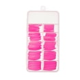 thumbnail image 2 of HLONK Ongles Longs en Forme de Cercueil Colorés Faux Ongles Acryliques Couverture Complète Designs Manucure ABS Rouge, 2 of 6