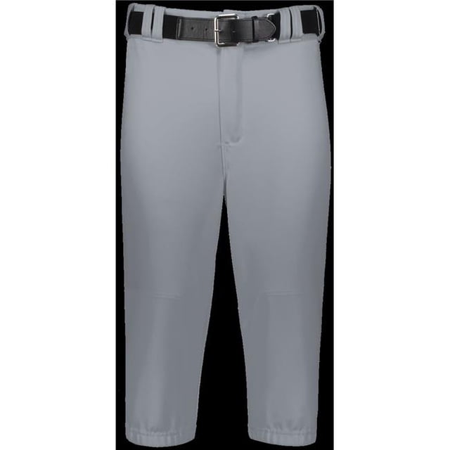 Adult Solid Diamond Series 2.0 Baseball Knicker Pant, Baseball Gray - 2XL