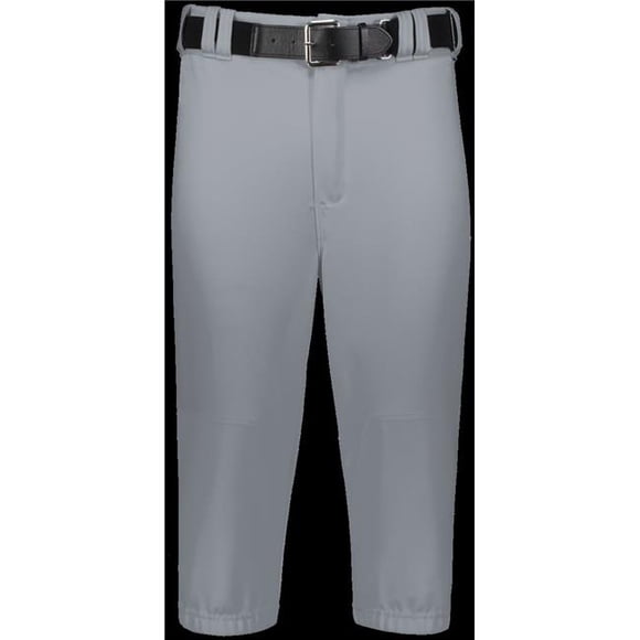 Adult Solid Diamond Series 2.0 Baseball Knicker Pant, Baseball Gray - 2XL