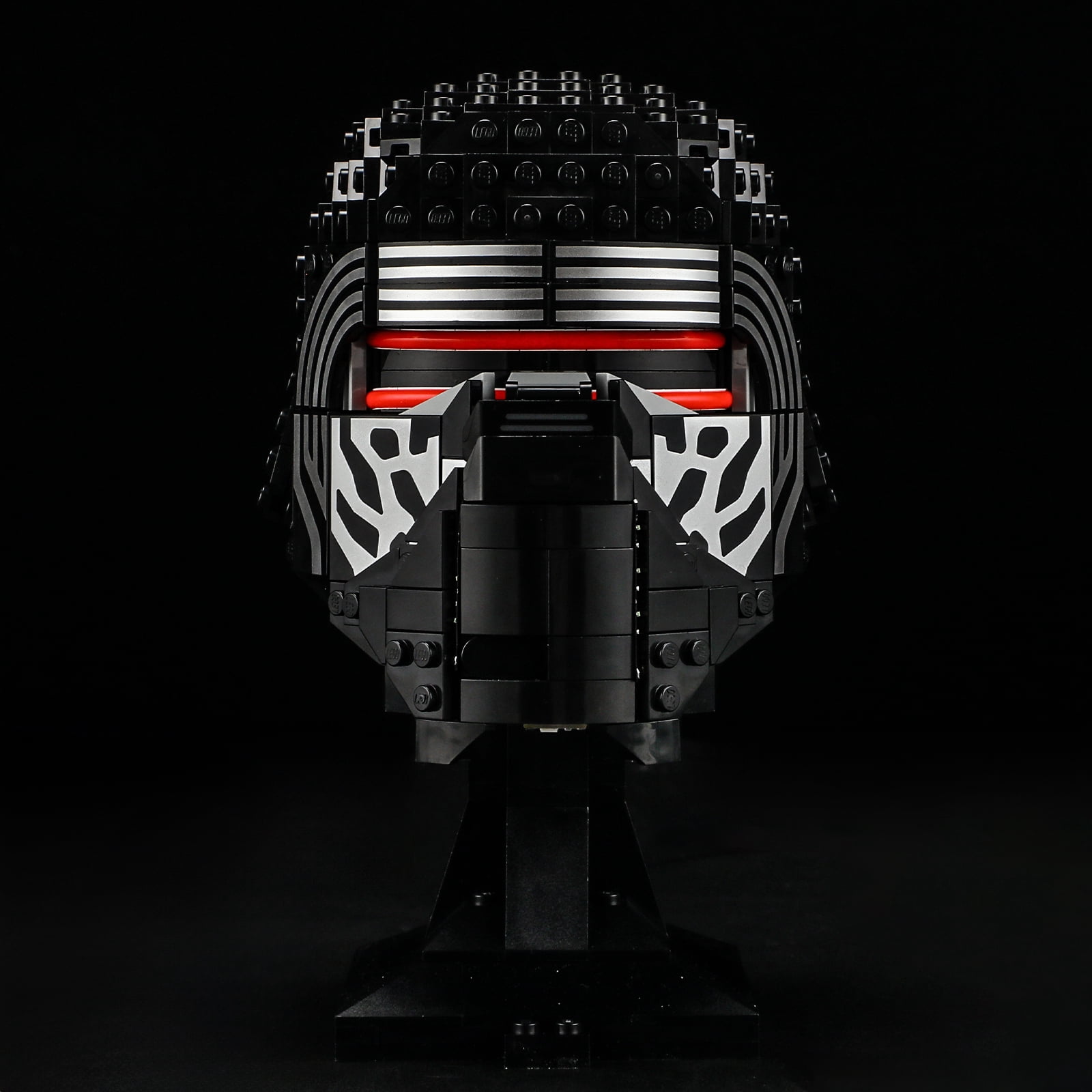 QC Ltbrcik Led Light Kit Lighting Set Compatible With The Lego Kylo Ren Helmet 75415 Building Blocks Without Lego Set