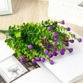 thumbnail image 3 of Artificial Flower Realistic Looking No-Maintain Required Plastic Vivid Artificial Plant Fake Flower Photography Prop Birthday Gift, 3 of 7