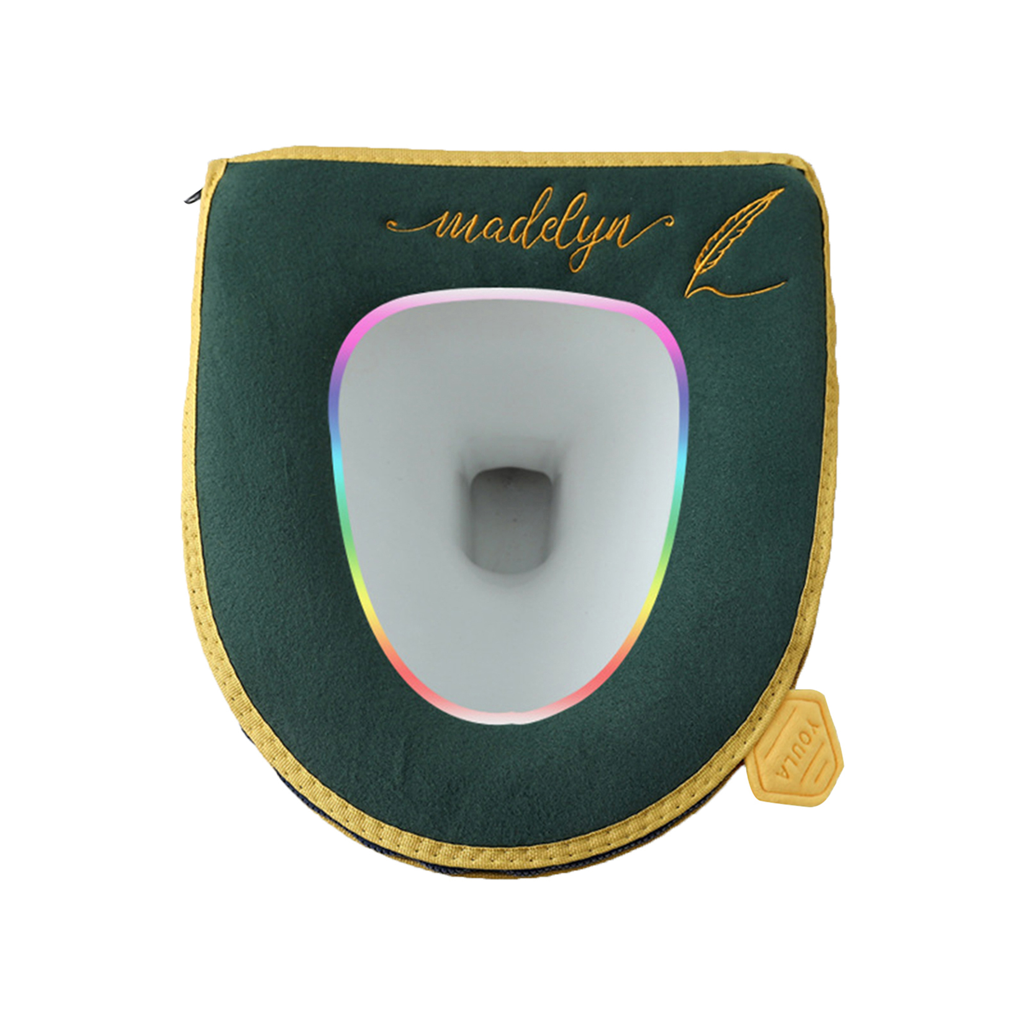 Warm Toilet Seat Cover Washable Soft Toilet Warmer Mat Toilet Seat