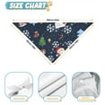 thumbnail image 6 of Dog Bandana 2 Pack,Dark Blue Christmas Santa Pattern Bandanas for Dogs,Cat Bandana,Small/ Large Dog Bandana 2 Size,Dog Bandanas Girl Boy, 6 of 6