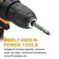 thumbnail image 6 of Uxcell 2pcs Magnetic Double Ended Screwdriver Bit 6mm PH2/SL6 2.56" Length 1/4" Hex Shank S2 Steel Phillips Cross Slotted Flat Screw Driver Bit, 6 of 8