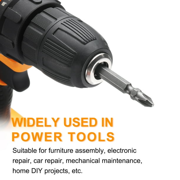 Uxcell Magnetic Double Ended Screwdriver Bit 6mm PH2/SL6 2.56