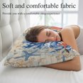 thumbnail image 6 of Navy Blue Coral Toddler Pillow Covers 16x24 Inch, Vintage Coastal Nautical Summer Beach Decorative Pillowcase with Zipper, Microfiber Breathable Throw Pillowcases for Sofa Bed Living Room, 6 of 9