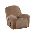 thumbnail image 1 of EIGTHTAIL Housse Extensible en Velours pour Fauteuil Inclinable 1 Pce Housse Douce pour Fauteuil Inclinable Housse de Fauteuil Inclinable Protecteur pour Fauteuil Inclinable - Bleu Paon, 1 of 7