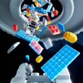 thumbnail image 2 of Space Rocket Model Building Block Toy, 2 of 2