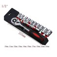 thumbnail image 1 of 1/2" Cr-V Universal Vehicle Cycle Socket Torque Ratchet Wrench Kit, 1 of 1