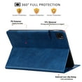 thumbnail image 4 of Dteck for iPad Pro 13 Inch Case (2024), Leather Folio Cover Auto Wake/Sleep with Card Slots, Multi-Angle Viewing Stand,Blue, 4 of 7