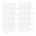 thumbnail image 6 of 2PCS Sunglasses Holder Rack, 5 Tier Eye Glasses Shelf, Wall Mounted Sunglasses Holder Rack, Clear Acrylic Eye Glasses Shelf, 6 of 12