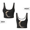 thumbnail image 6 of Sports Bra For Women, Abstract Starry Sky Moon Sports Bras For Women High Support, Workout Tank Tops Woman With Removable Cups, 6 of 8