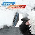 thumbnail image 4 of Ice Scraper,Car Windshield Snow Scrapers with Ergonomic Foam Grip,Window Frost Remover Brush Tool for Cars Truck Suvs-No Scratch, 4 of 8