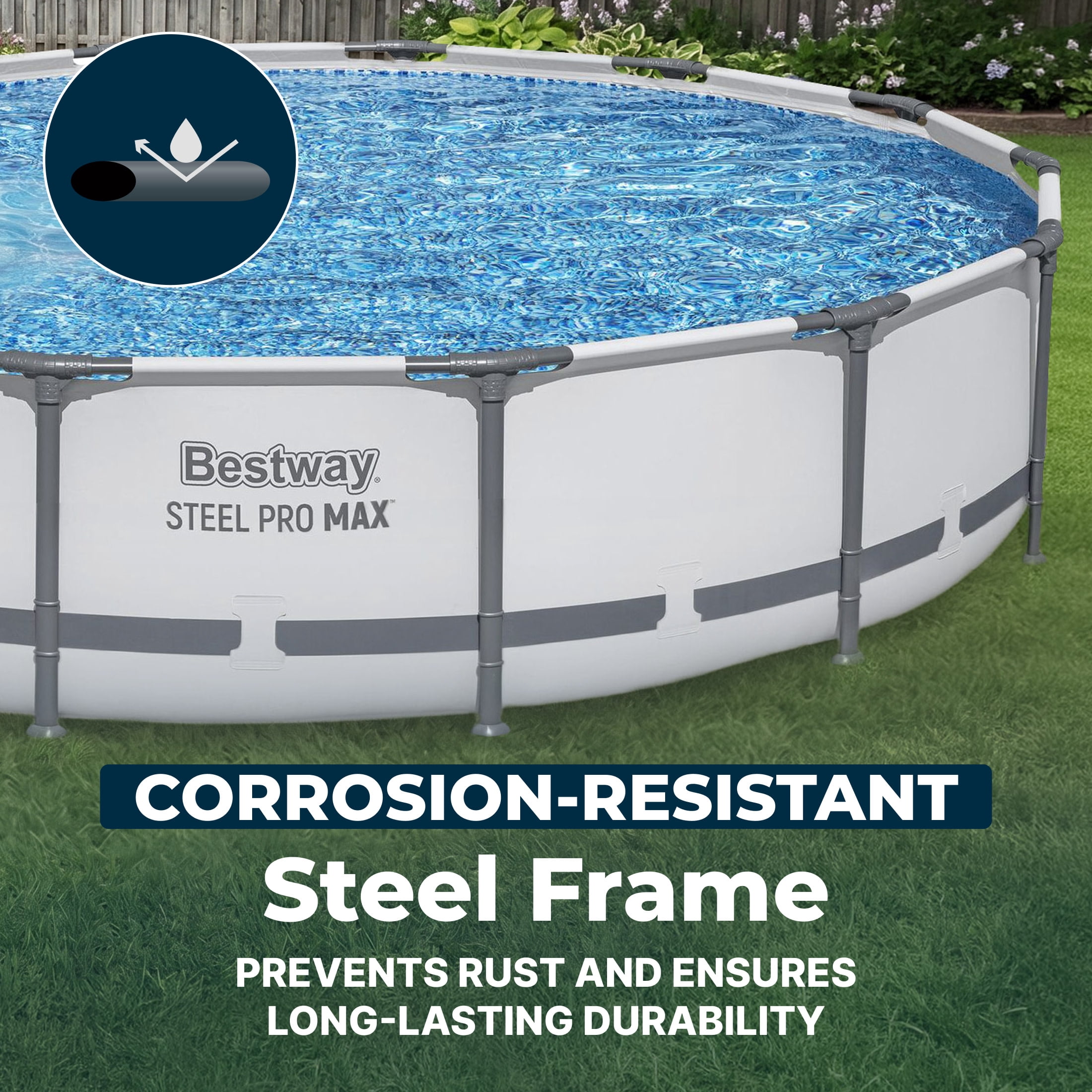 Bestway Steel Pro MAX 14' x 33" Round Above Ground Pool Set