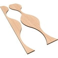 thumbnail image 6 of Ekena Millwork 47"H x 3/8"T Ozark Adjustable Wood Decorative Slat Wall Panel Kit, Hickory (contains 8 Slats + 1 Straight Edge Starter Slat), 6 of 16