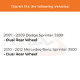 thumbnail image 2 of MAX Advanced Brakes - Rear Brake Kit For 2010-2012 Mercedes-Benz Sprinter 3500| Carbon Ceramic Brake Pad and Rotor Kit| Daily Driving OE Replacement Brake Rotors, 2 of 9