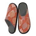 thumbnail image 2 of IAUYY Memory Foam House Slippers Suitable for Both Men and Women. Comfortable, Anti-Slip Plush Flat-Bottomed Slippers The Best Holiday Gift Red and Peach, 2 of 9