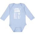 thumbnail image 3 of Inktastic Level 1 Human Boys or Girls Long Sleeve Baby Bodysuit, 3 of 5