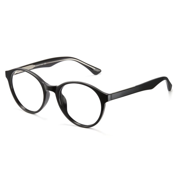 Cyxus TR90 Gafas redondas de luz azul Gafas de mujer Anti UV Eyestrain w / case Cyxus Style