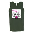 thumbnail image 2 of Marilyn Monroe Being Normal is Boring | Mens Famous People Graphic Tank Top, Forest Green, Small, 2 of 4