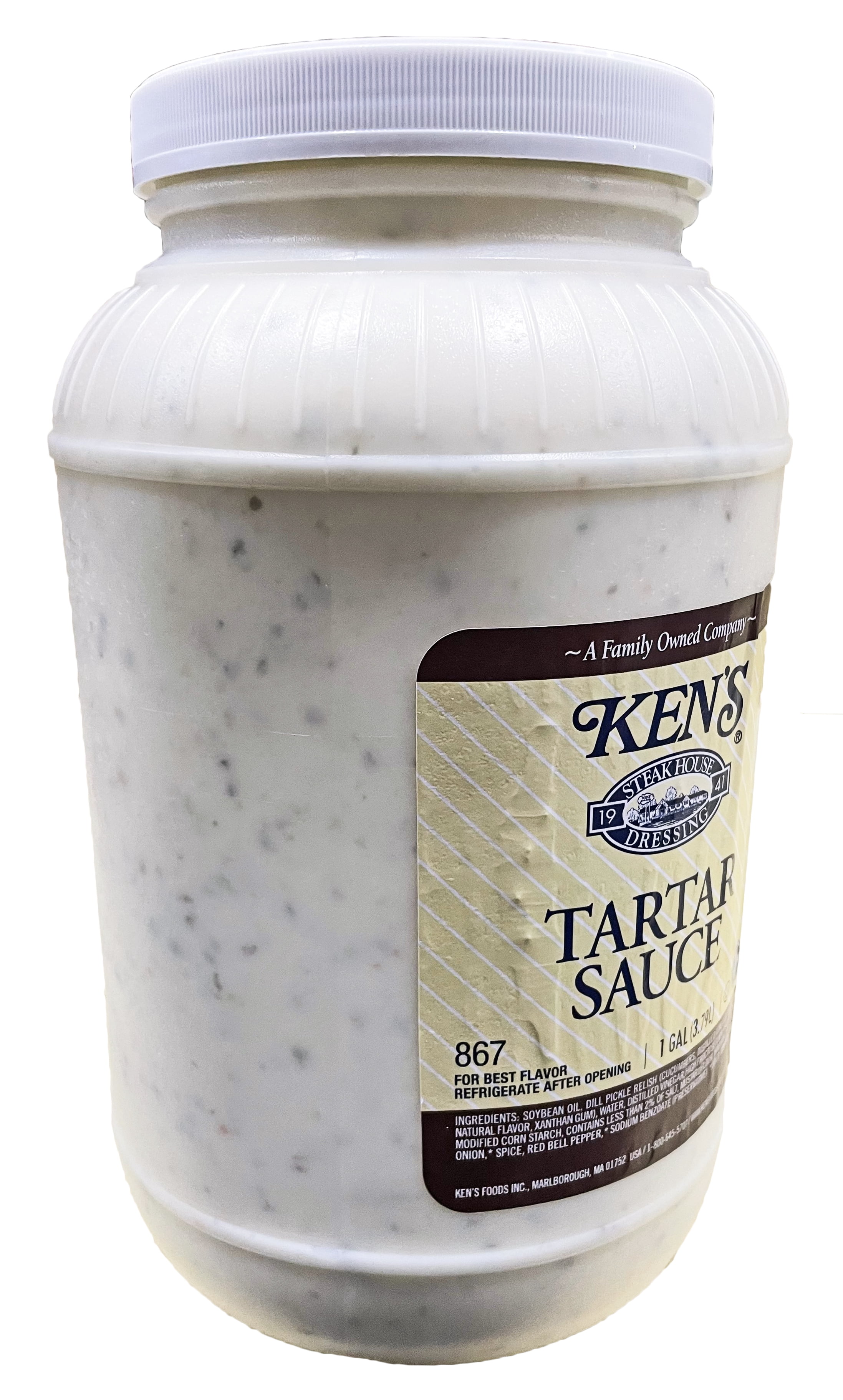 Ken's Steak House Tartar Sauce | Kosher | Gluten Free | 1 Gallon