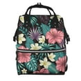 thumbnail image 1 of Fotbe Green Tropical Leaves Mochila Maternidad - Lona de Sarga Impermeable, Mochila de Pañales de Gran Capacidad con Múltiples Bolsillos y Correas Ajustables, 1 of 6