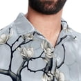 thumbnail image 5 of Tree Men's Casual Hawaiian Shirt Printed Button Down Short Sleeve Summer Beach Shirts Unisex, 5 of 6