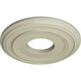thumbnail image 3 of Ekena Millwork 12 3/8"OD x 4"ID x 1 1/8"P Classic Ceiling Medallion (Fits Canopies up to 7 1/4"), Hand-Painted Clear Yellow, 3 of 6