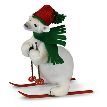 Annalee Dolls 2019 Christmas 10in Snow Fun Polar Bear Plush New with