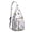 Grey-50, variant on Team Spirit Chest Bag - Durable Water-resistant Crossbody Pack for Soccer, Basketball & Volleyball