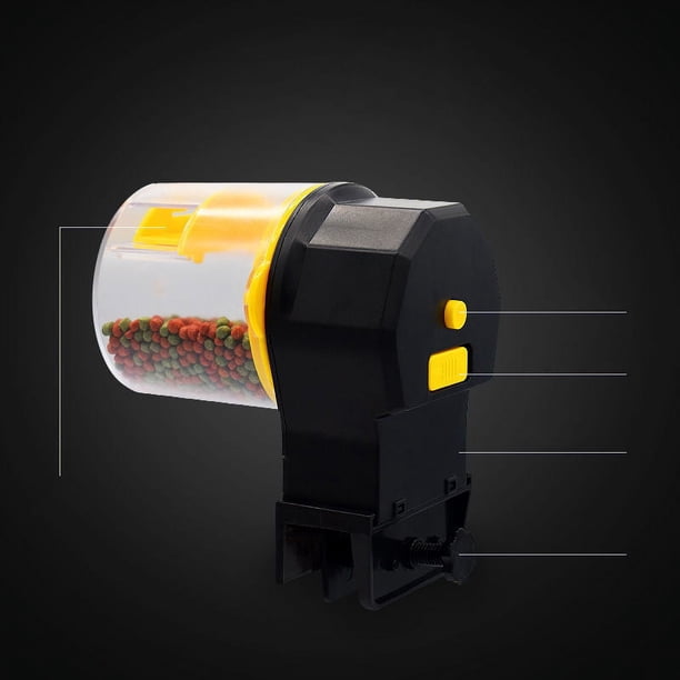 Dispensador de peces con temporizador automático, alimentador automático de peces, dispensador automático inteligente de comida para peces, alimentador automático de peces, resultados impresionantes