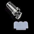 thumbnail image 2 of 2Pcs Clear Stamper Scraper Mini DIY Nail Art Image Plate Transfer Manicure Tool, 2 of 8