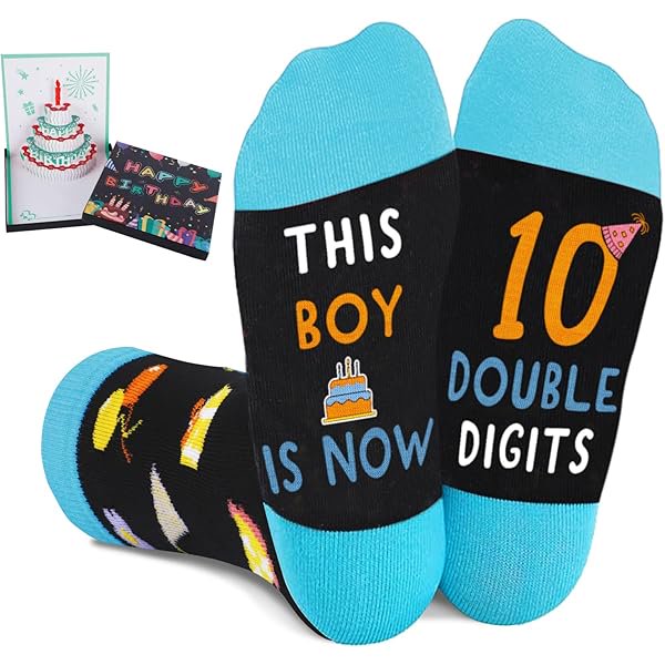 WAYANBirthday Gifts for Boys, 5-15 Years Old Sock for Boys, Presents for 5-15 Year Boy