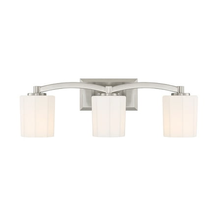 

Whitney 3 Light Bathroom Vanity Light in Satin Nickel