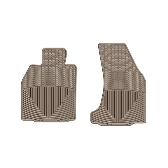 WeatherTech All-Weather Floor Mats compatible with W55TN - 1st Row (Driver & Passenger), Tan