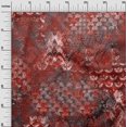 thumbnail image 3 of oneOone Cotton Cambric Red Fabric Abstracts Sewing Material Print Fabric By The Yard 42 Inch Wide, 3 of 4