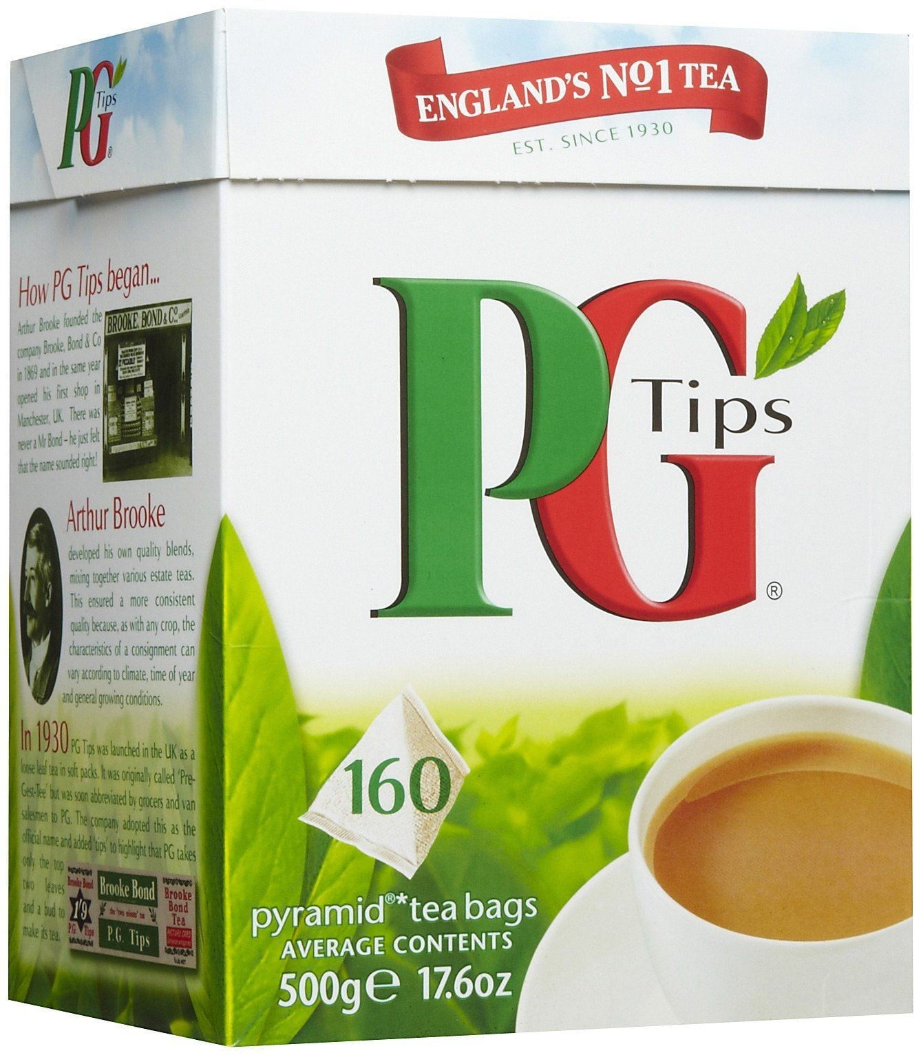 PG Tips Black Pyramid Tea Bag, 160 Ct