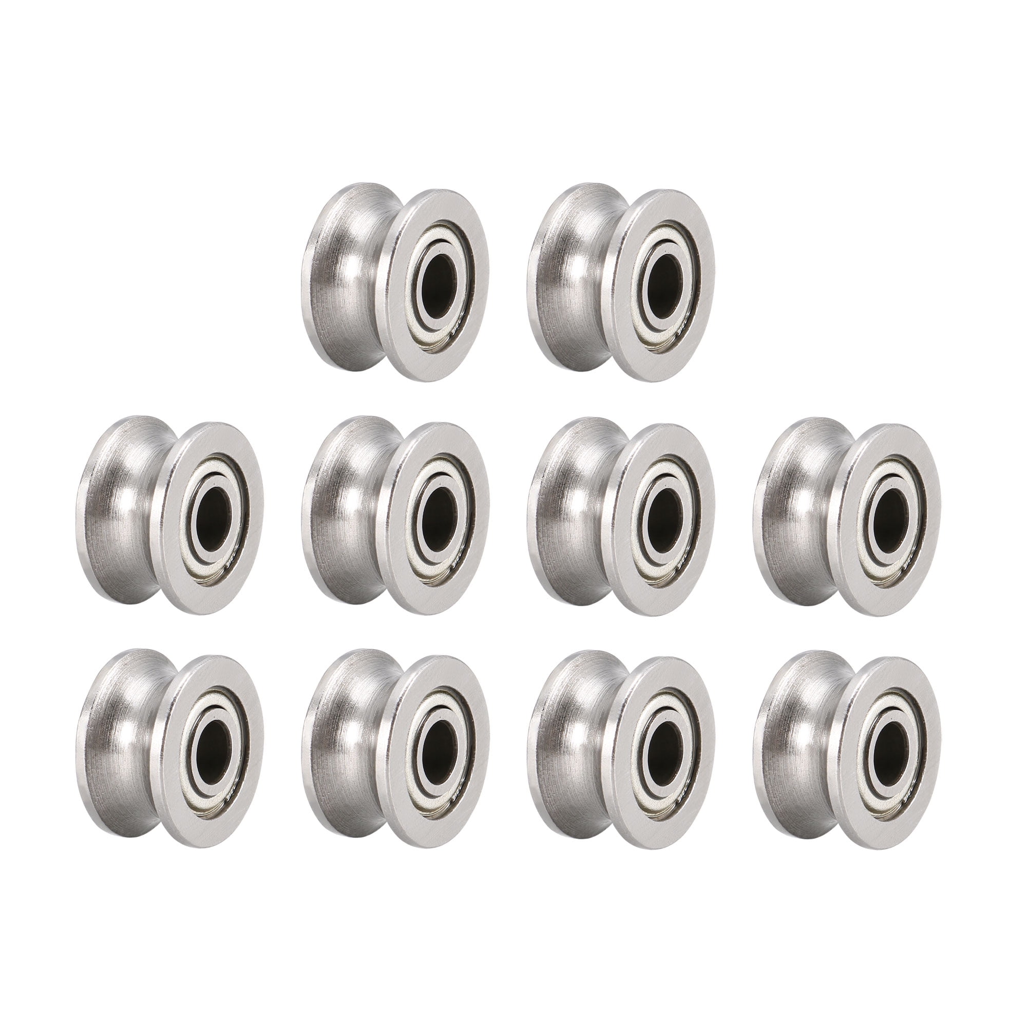 U624ZZ Deep Groove Guide Pulley Rail Ball Bearings 4mmx13mmx7mm Double