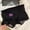 Black, variant on Mens Sexy Sheer Boxer Briefs Seamless See-through Ice Silk Underwear