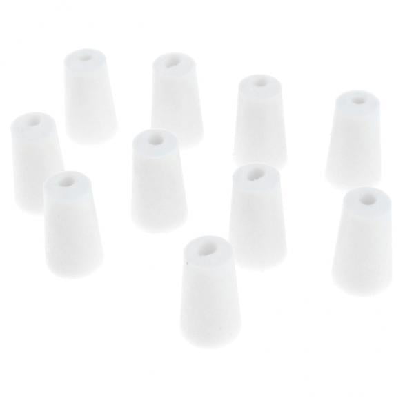 Tapones Cónicos De Laboratorio De Tapón De Goma 2x10pcs Para Tubos De Ensayo De Matraz 8-12mm 2 piezas Hugo Tapón de tubo de ensayo de laboratorio