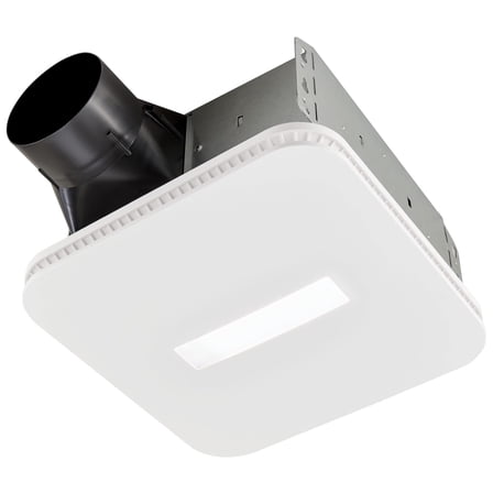 Broan-NuTone CleanCover Bathroom Exhaust Fan AER110CCTK - 110 CFM, 1.0 Sone, LED Light - White