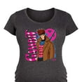 thumbnail image 3 of Marvel X-Men - Gambit With Logo - Maternity Scoop Neck Graphic T-Shirt, 3 of 5