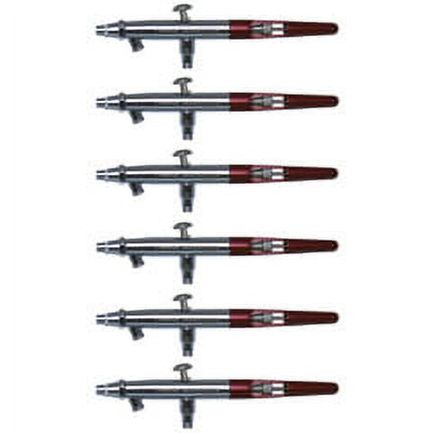 Paasche MIL Six Pack with Medium Heads (.74mm), Airbrush Guns, Airbrush Guns